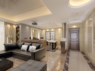 现代简约风范，10万元巧装160㎡四居室——天隽峰住宅装修实例解析